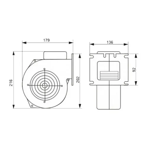 Вентилятор котла KG Elektronik M Plus M Арт. X2 до 40 кВт - PRORAB image-2