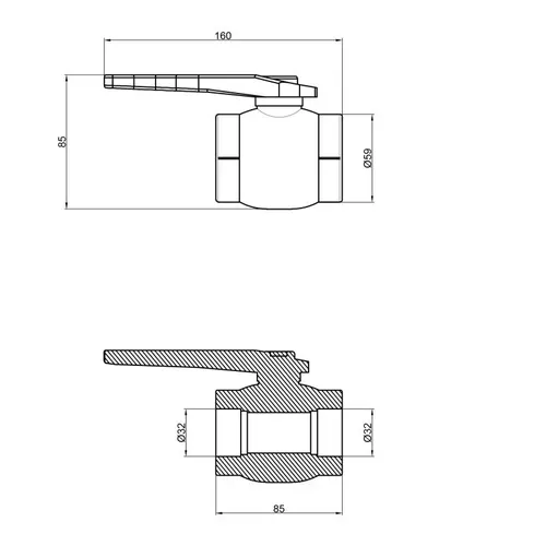 Кран шаровой PPR Thermo Alliance 32 - PRORAB image-1