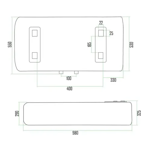 Водонагреватель Thermo Alliance 80 л, мокрый ТЭН 2 кВт (0,8+1,2) (DT80H20GPD) - PRORAB image-1