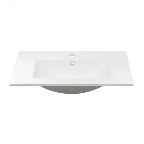 Раковина Qtap Albatross 700х460х180 White с донным клапаном QT01113070CW - PRORAB image-3