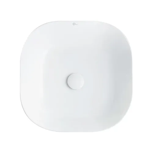 Раковина-чаша Qtap Kolibri 430х430х150 White с донным клапаном QT1011K396W - PRORAB