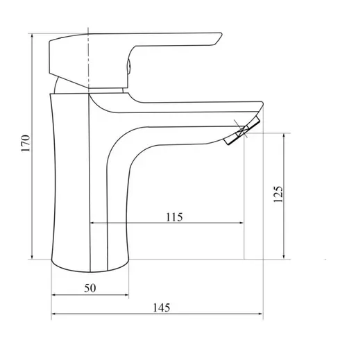 Смеситель для раковины Brinex 35С 001 - PRORAB image-1