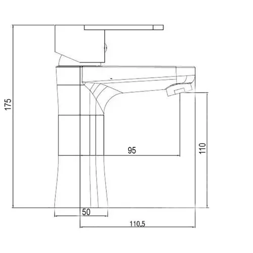 Смеситель для раковины Brinex 37W 001 - PRORAB image-1