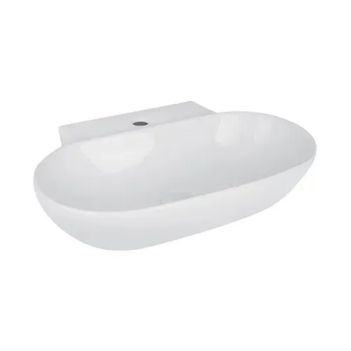 Раковина Qtap Cardinal 565х400х130 White с донным клапаном QT0411K177W - PRORAB image-3