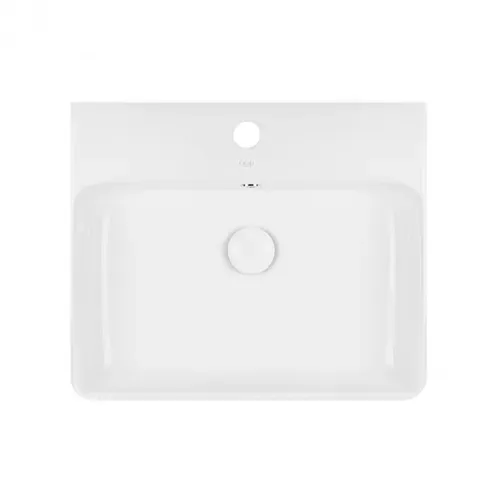 Раковина Qtap Nando 500х420х130 White с донным клапаном QT1211K404AW - PRORAB