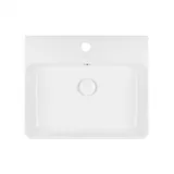 Раковина Qtap Nando 500х420х130 White с донным клапаном QT1211K404AW - PRORAB