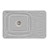 Кухонная мойка Lidz 6642 0,8 мм Micro Decor (LIDZ664208MICDEC) - PRORAB image-7