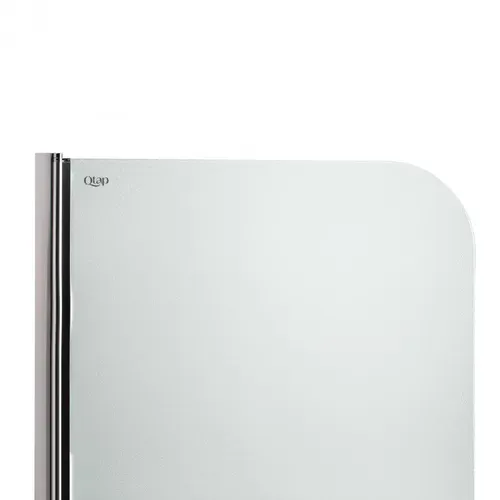Штора на ванну Qtap Standard CRM407513APL стекло Pear 6 мм, 75х130 см, левая - PRORAB image-2
