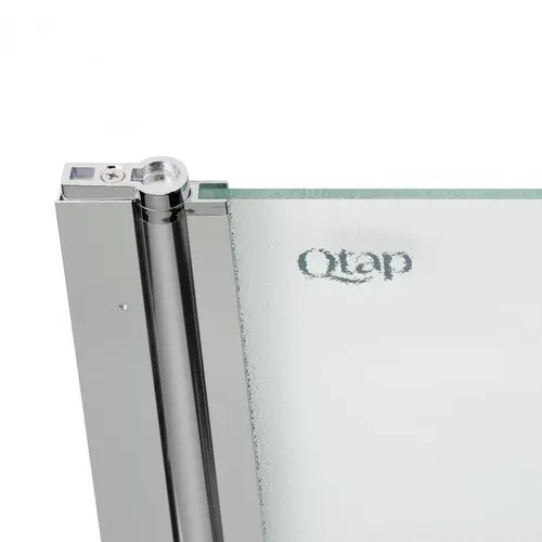 Штора на ванну Qtap Standard CRM407513APL стекло Pear 6 мм, 75х130 см, левая - PRORAB image-3