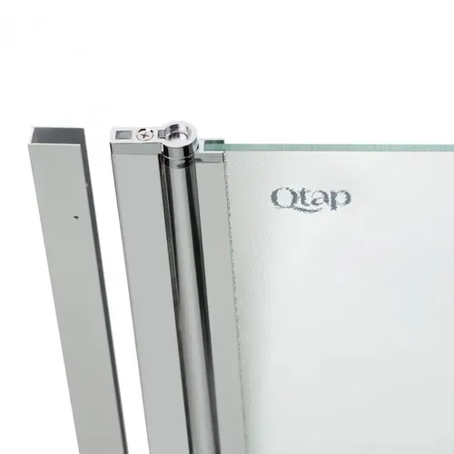 Штора на ванну Qtap Standard CRM407513APL стекло Pear 6 мм, 75х130 см, левая - PRORAB image-5