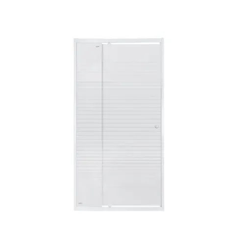 Душевая дверь в нишу Qtap Pisces WHI208-9.CP5 79-92х185 см, стекло Pattern 5 мм - PRORAB