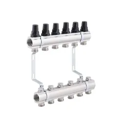 Коллектор SD Forte 1" 6 выходов SF002W6 - PRORAB