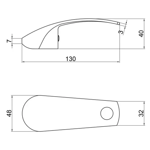 Ручка для смесителя Lidz (CRM) 57 81 040 02 Mars - PRORAB image-1