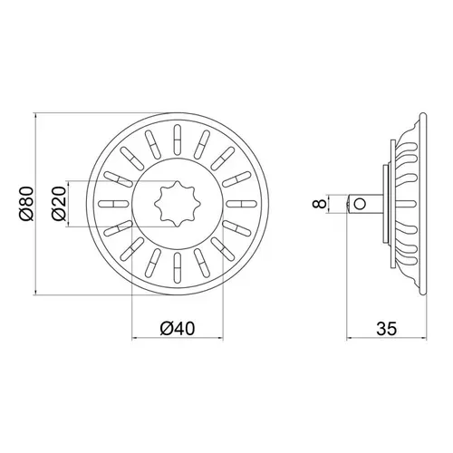 Сетка для сифона Lidz (CRM) 47 10 000 00 - PRORAB image-1