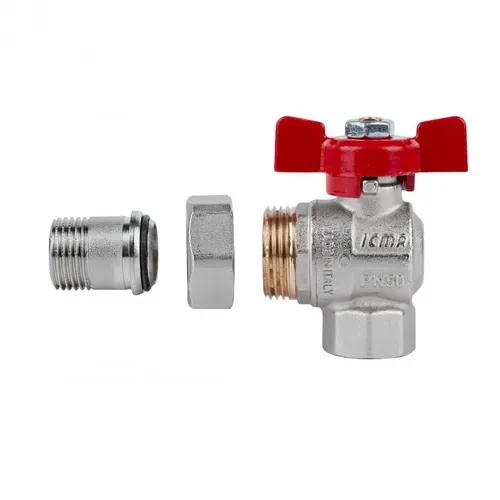 Кран шаровой Icma FAR. ROSSA 1/2" угловой №361 - PRORAB image-3