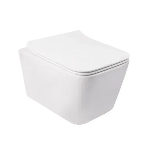 Набор Qtap инсталляция 3 в 1 Nest QT0133M425 с панелью смыва квадратной QT0111M06029SAT + унитаз с сиденьем Crow QT05335170W - PRORAB image-2