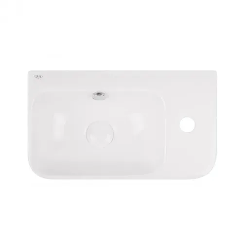 Раковина Qtap Tern 450х260х155 White с донным клапаном QT17115117RW - PRORAB