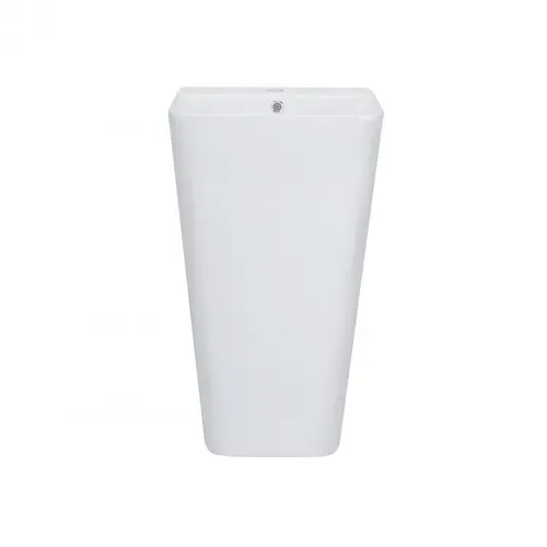 Раковина напольная моноблок Qtap Tern 440х380х830mm White с донным клапаном QT1711G302W - PRORAB