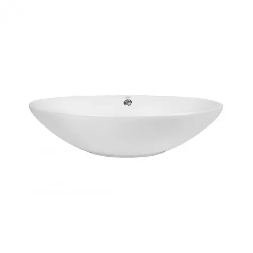 Раковина-чаша Qtap Dove 625х415х150 White с донным клапаном QT06113077W - PRORAB image-2