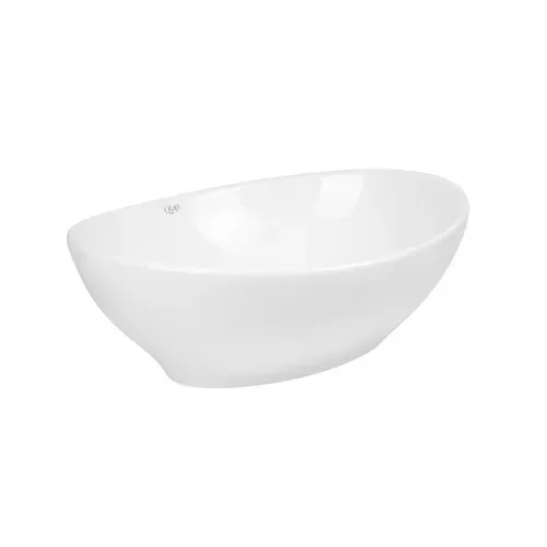 Раковина-чаша Qtap Dove 410x335x145 White с донным клапаном QT06113078W - PRORAB image-3