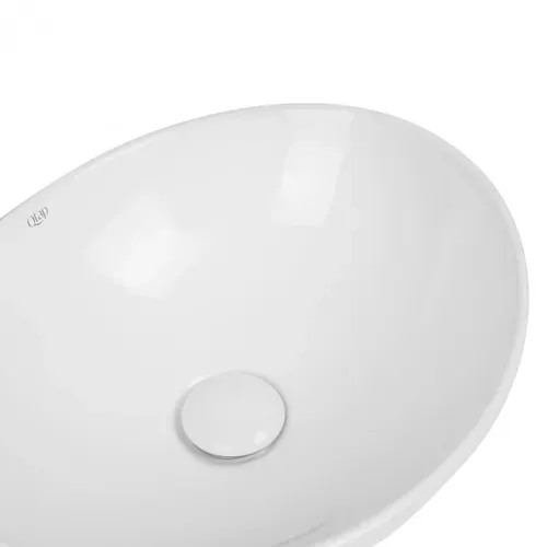 Раковина-чаша Qtap Dove 410x335x145 White с донным клапаном QT06113078W - PRORAB image-4