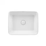 Раковина-чаша Qtap Tern 475х370х140 White с донным клапаном QT17112074W - PRORAB image-15