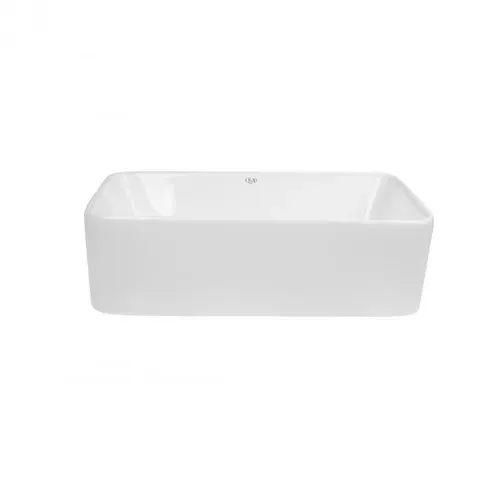 Раковина-чаша Qtap Tern 475х370х140 White с донным клапаном QT17112074W - PRORAB image-2