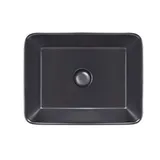 Раковина-чаша Qtap Tern 475х370х140 Matt black с донным клапаном QT172074MBMB - PRORAB