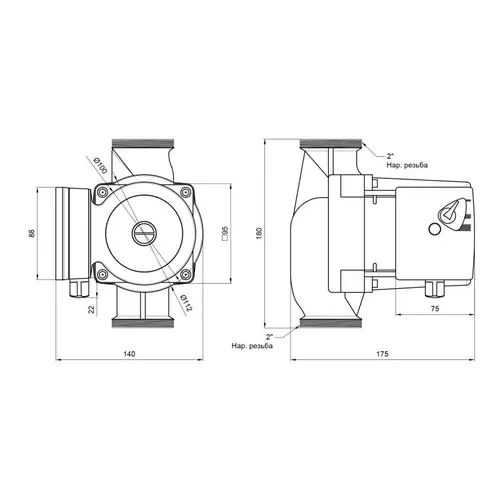 Насос циркуляционный Thermo Alliance LPS 32/80/180 - PRORAB image-1