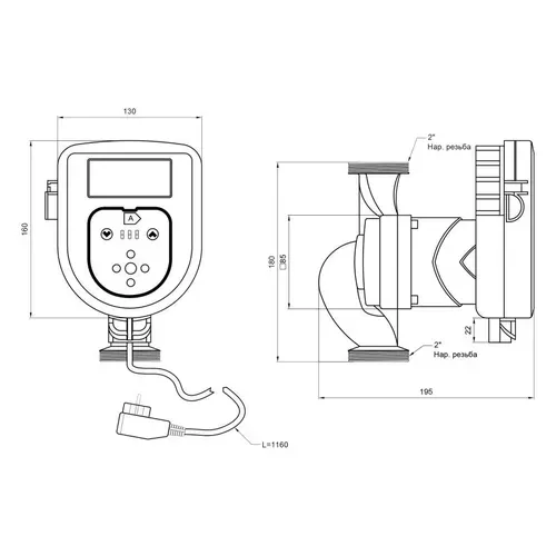 Насос циркуляционный Thermo Alliance LPSA 32/80/180 - PRORAB image-1