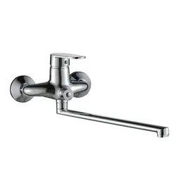 Смеситель для ванны Lidz Tani 0052 с поворотным изливом (c душевым гарнитуром) (k40) LDTAN0052CRM44960 Chrome - PRORAB image-15