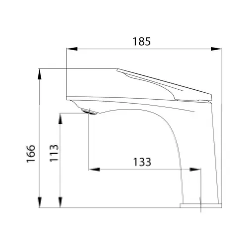 Смеситель для раковины Qtap Vlasta New QTVLA270CRM45640 Chrome - PRORAB image-1
