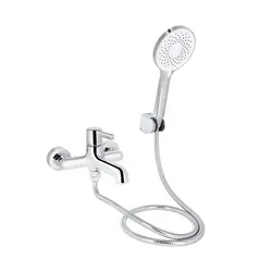 Смеситель для ванны Qtap Cardinal (c душевым гарнитуром) QTCAR259CRM45656 Chrome - PRORAB image-14