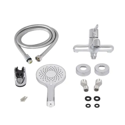 Смеситель для ванны Qtap Cardinal (c душевым гарнитуром) QTCAR259CRM45656 Chrome - PRORAB image-6