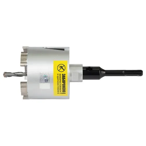 Алмазная коронка по бетону Ø82мм + хвостовик 110мм М16 SDS-plus ULTRA (1510772) - PRORAB image-3