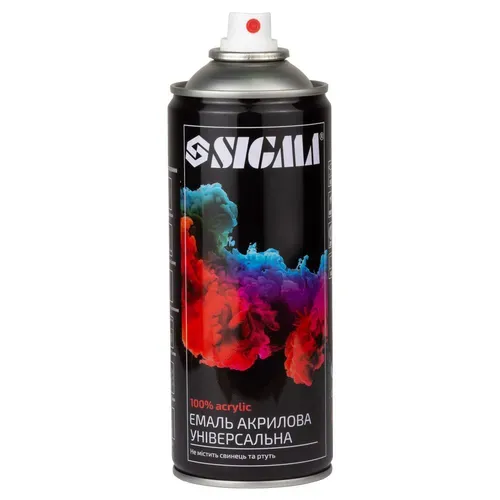 Эмаль аэрозольная акриловая 400мл RAL 1028 желтый глянец SIGMA (2737011) - PRORAB image-1