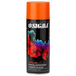 Эмаль аэрозольная акриловая 400мл RAL 2004 оранжевый глянец SIGMA (2737031) - PRORAB image-15