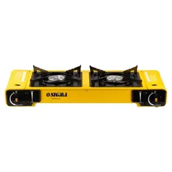 Газовая плита двухконфорочная с пьезоподжигом и адаптером Comfort (кейс) SIGMA (2903461) - PRORAB image-13
