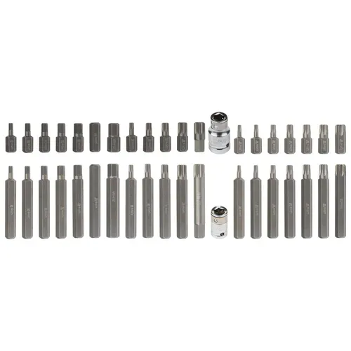 Набор бит HEX TORX Spline 10мм 40шт S2 (металлический кейс) ULTRA (4017092) - PRORAB image-1