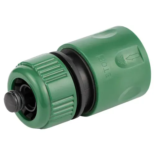 Коннектор 1/2" быстросъемный аквастоп для шланга 1/2" (ABS) GRAD (5016115) - PRORAB image-2