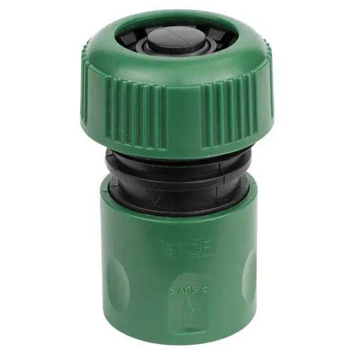 Коннектор 1/2" быстросъемный аквастоп для шланга 3/4" (ABS) GRAD (5016125) - PRORAB