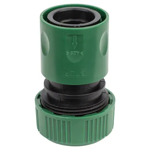 Коннектор 1/2" быстросъемный аквастоп для шланга 3/4" (ABS) GRAD (5016125) - PRORAB image-1