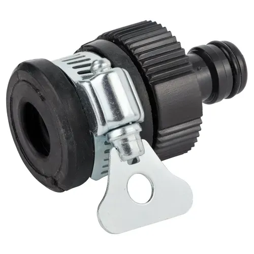 Адаптер для коннектора 1/2" универсальный на кран без резьбы 1/2"×3/4" (ABS) ГРАД (5016375) - PRORAB image-1