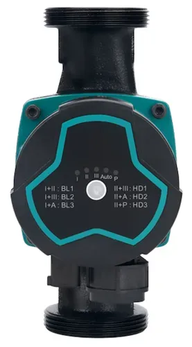 Насос циркуляційний енергозберігаючий 5-90Вт Hmax 8м Qmax 73л/хв Ø2" 180мм + гайки Ø1¼" AQUATICA GPA32-8/180 III (774064) - PRORAB image-1