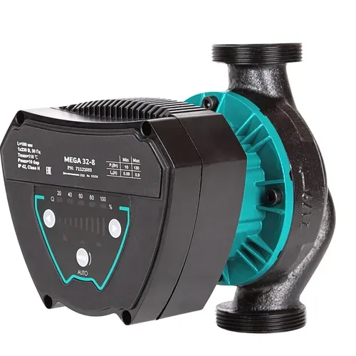 Насос циркуляційний енергозберігаючий 8-130Вт Hmax 8м Qmax 108л/хв Ø1½" 180мм + гайки Ø1" AQUATICA GPA25-8/180 IV (774075) - PRORAB image-1