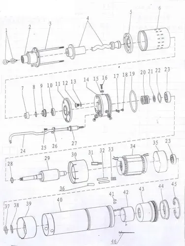 Насос шнековый скважинный 0.75кВт H 170(107)м Q 35(20)л/мин Ø96мм (нерж) AQUATICA (DONGYIN) 4QGD1.2-100-0.75 (777213) - PRORAB image-2