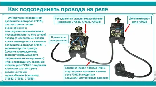 Реле сухого хода вспомогательное 0.9-0.1 бар (гайка) AQUATICA (779528) - PRORAB image-4