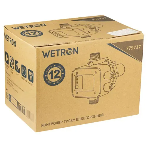 Контроллер давления электронный 1.1кВт Ø1" WETRON DSK-1.1 (779737) - PRORAB image-7