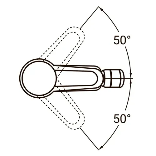 Смеситель HK Ø35 для биде на гайке AQUATICA HK-1F130C (9732500) - PRORAB image-4