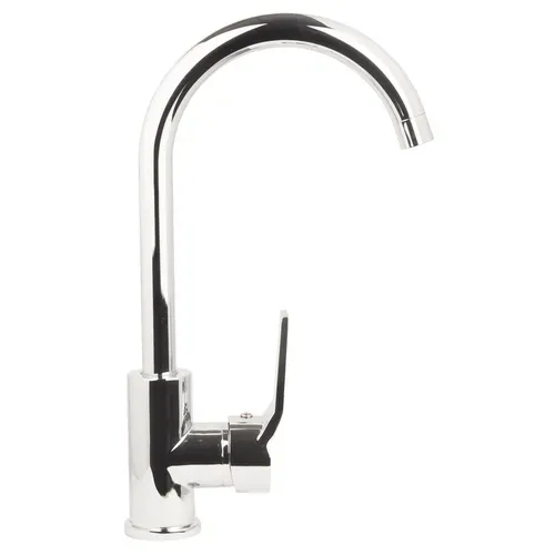 Смеситель s45 Ø40 для кухни излив высокий ухо на гайке AQUATICA (9745100) - PRORAB image-3